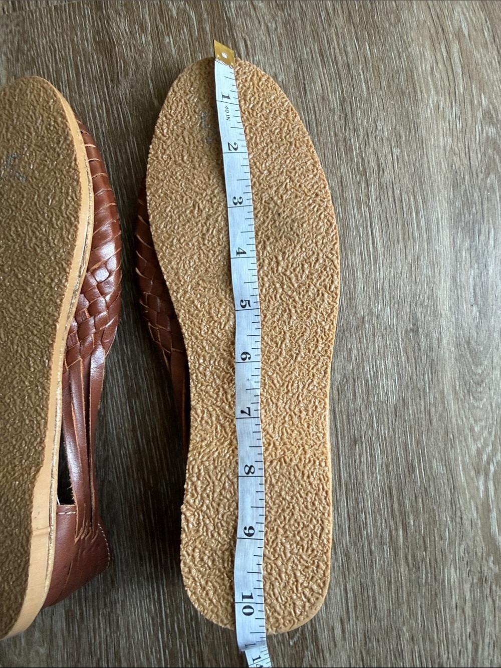 💥Brown Huarache Leather Slip-On Flats💥 - Picture 9 of 9